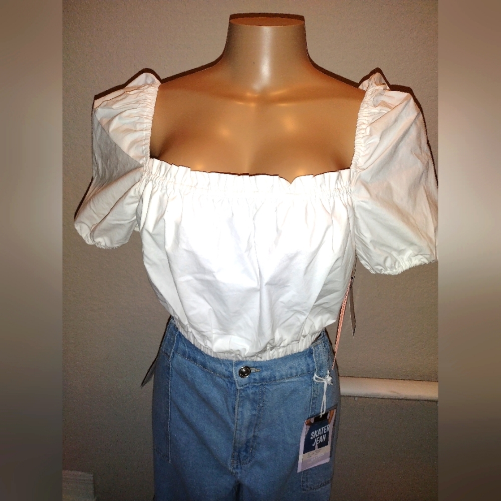 LDT White crop top